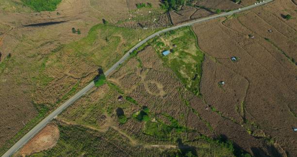 istock High angle view of a mountain road in Thailand 2184757248