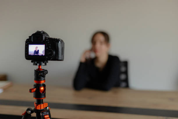 istock Rear view of professional camera 2184761206