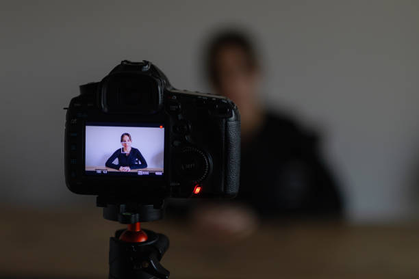 istock Rear view of professional camera 2184761243