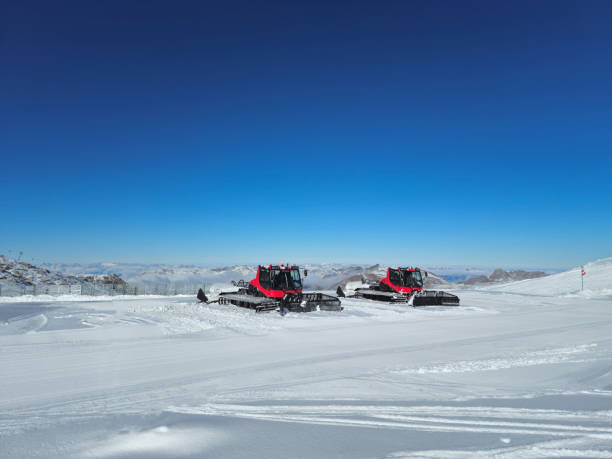The snowcat is a tracked motor vehicle designed to move on snow.