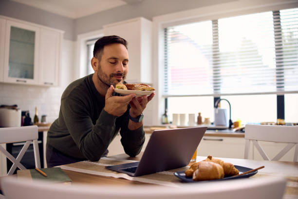 istock Enjoying in favorite kind of breakfast! 2184770004