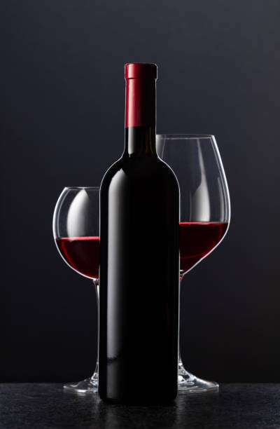 istock Bottle and glasses of red wine. 2184770475