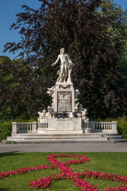 istock Mozart statue in a Vienna park in Austria 2184783558