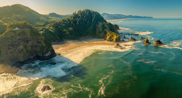 istock Stunning Coastal Landscape with Rugged Cliffs and Clear Ocean Waters 2184785532