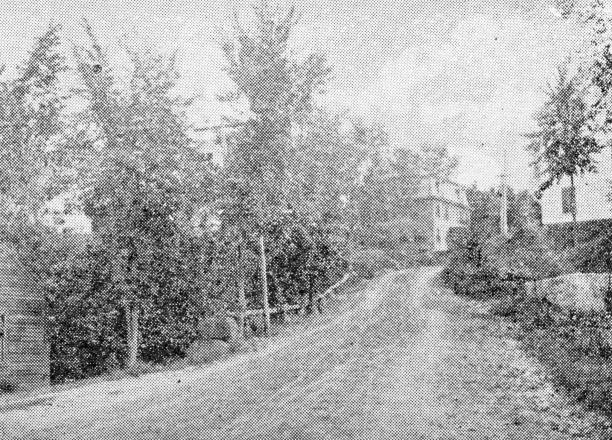 Antique image of Worcester and surroundings, Massachusetts: Grove Street