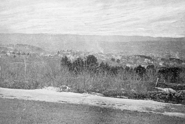 istock Antique image of Worcester and surroundings, Massachusetts: Athol 2184787651