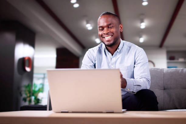 istock Happy Man Video Conference Webinar Portrait 2184791141