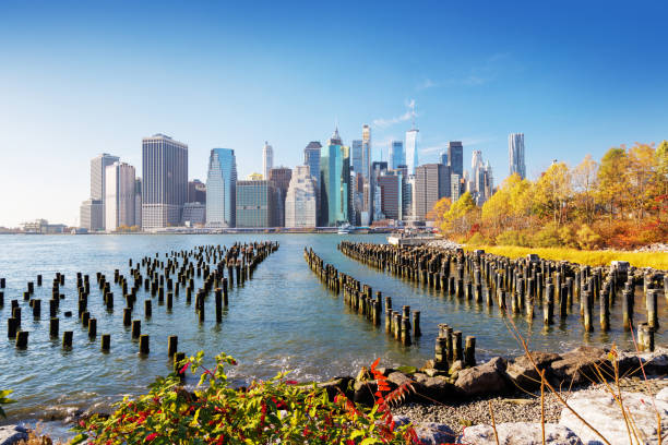 istock The New York Manhattan skyline during autumn 2184793207