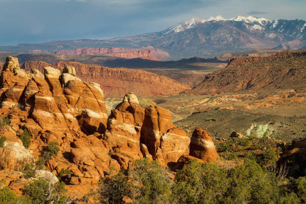 istock A late afternoon view from Arches National Park 2184796625
