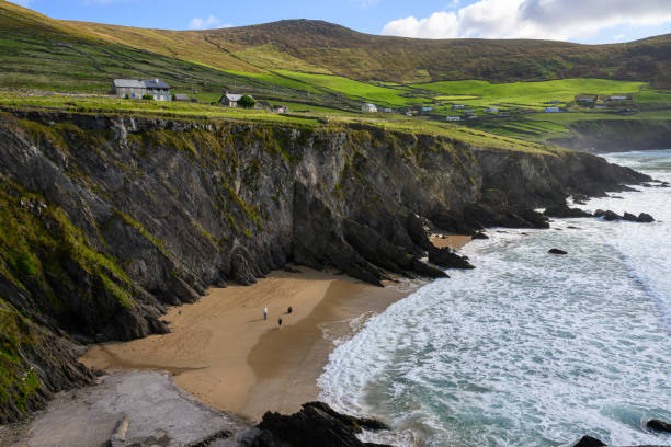 Rugged coast lines of the west of Dingle Peninsula, County Kerry, Ireland