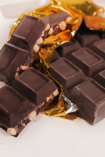 Chocolate Bar with clipping path.