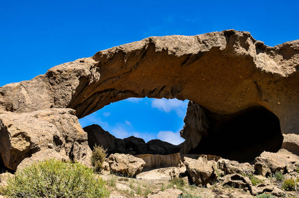 istock A large rock archway with a blue sky in the background 2184807382
