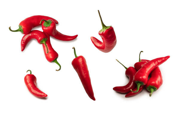 istock Red hot chili pepper isolated on a white background. 2184808374