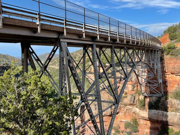 istock Sedona and Metal Bridge 2184811919