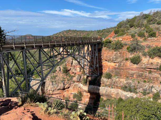 istock Sedona's Metal Bridge 2184811932