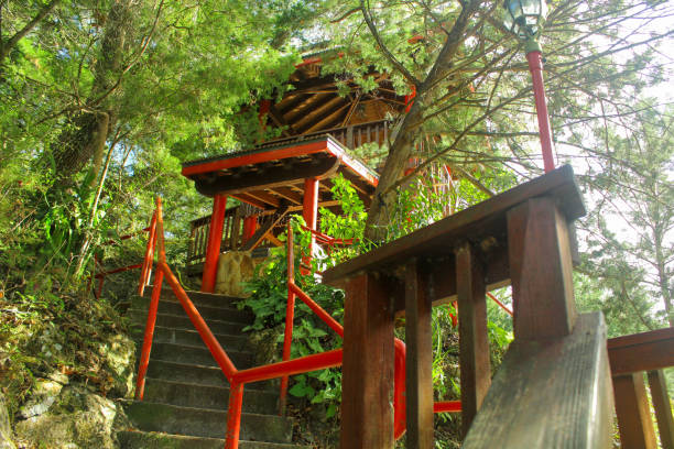 istock Japanese Structure at Cedar Lakes Woods and Gardens in Florida. 2184813543