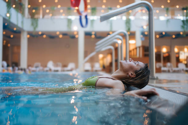 istock Woman Relaxing in a Spa Pool 2184816372