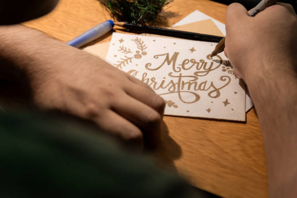 Handcrafting a Beautiful Merry Christmas Greeting Card
