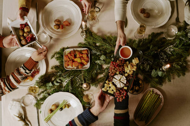 istock Friends Enjoying X-mas Dinner 2184829468