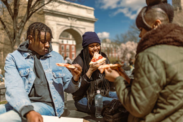 istock Lunch Break in the Washington Square Park with Friends 2184841867