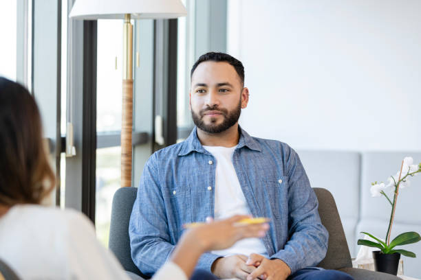 istock Man listening to counselor's advice 2184842071