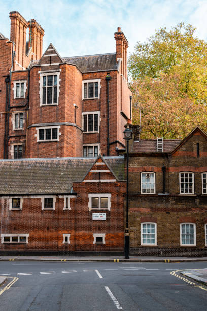 istock Street scene with classic architectural in London 2184842607