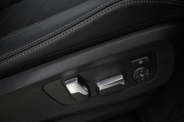 istock Modern Car Power Seat and Lumbar Control Switch Leather 2184844928
