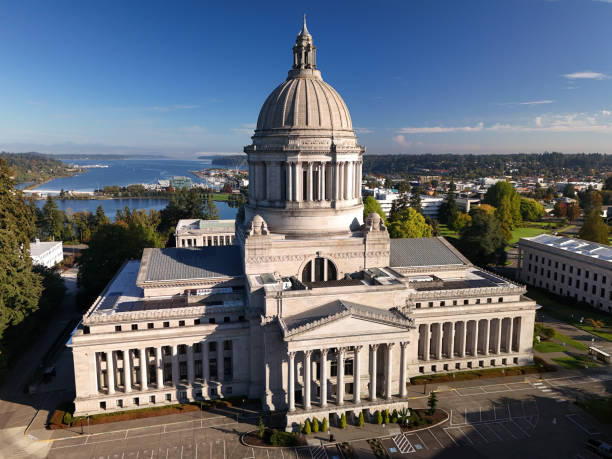 Washington State Capitol Aerial in Olympia