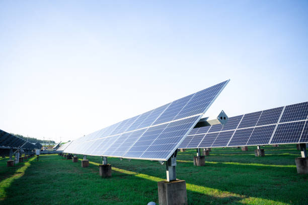 istock Solar plant(solar cell) with the cloud on sky, hot climate causes increased power production, Alternative energy to conserve the world's energy, Photovoltaic module idea for clean energy production 2184860268