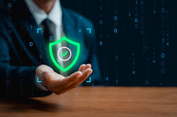 istock Business with technology. Concepts of surveillance and security scanning of digital program cyber futuristic applications. Cyber security is critical to doing business in the era of AI computing 2184862537