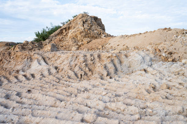hill leveling and earth preparation for construction