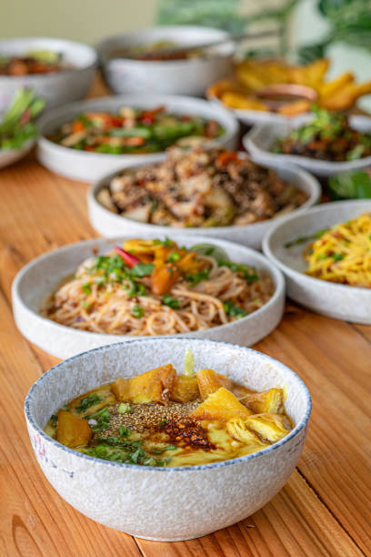 istock Khao Ram Fuen made from various beans freshly made every day freshly cooked for every dish authentic tofu recipes from Tai Yai Tai Lue Sibsongpanna Yunnan Chinese and Myanmar food ready to serve 2184873608