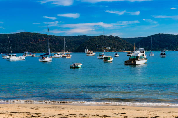 Boats on the Pittwater at Palm Beach