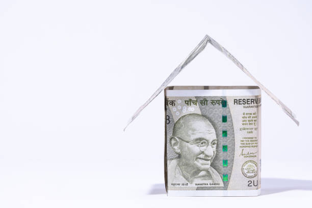 istock Indian currency notes stock photo 2184880009