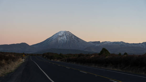 istock View of Mount Ngauruhoe at dawn. A stratavolcano 2184886392
