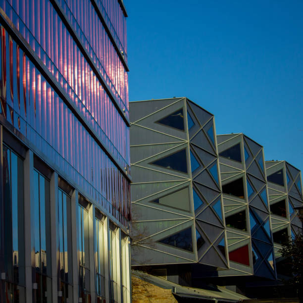 istock Modern apartment buildings or office 2184887286