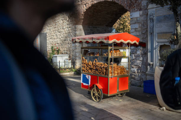istock Simit kiosk in front of Topkapi palace 2184892915