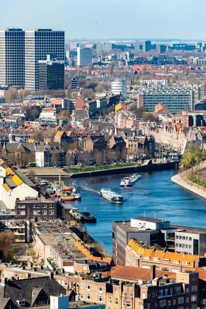 istock Aerial Cityscape of Rotterdam. 2184899714