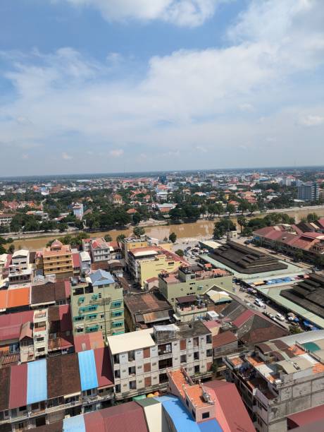 istock Aerial view over Battambang, Cambodia 2184901276