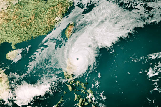 istock Typhoon Yinxing 2024 Cloud Map Philippine Sea 3D Render Color 2184905068