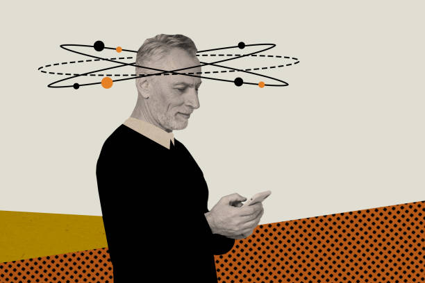 istock Sketch image collage of minded man deciding problems sending letter isolated on painted creative background 2184906291