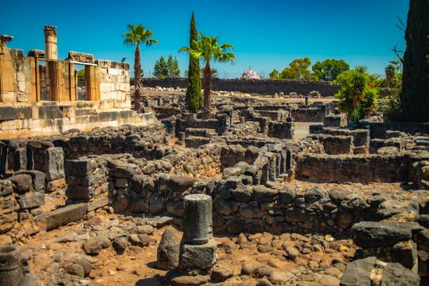 istock Ancient Ruins of Capernaum Synagogue in Israel 2184907610