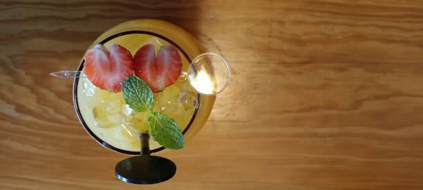 Juice made from Orange and strawberry