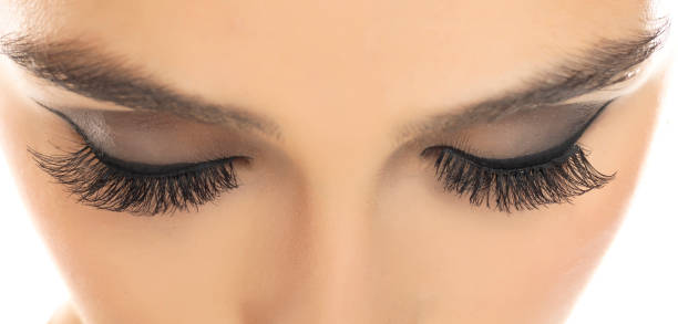 istock Closeup of Makeup and artificial eyelashes. 2184910345