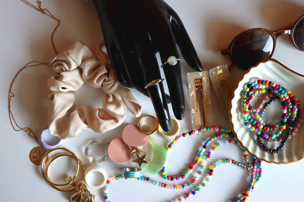 istock Hand Figurine, Various Jewelry And Accessories 2184915715