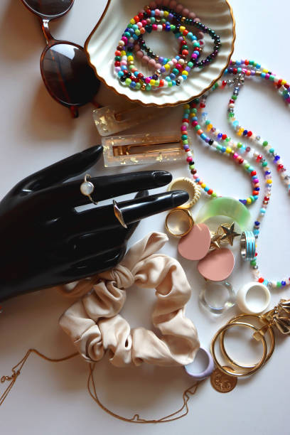 istock Hand Figurine, Various Jewelry And Accessories 2184915721