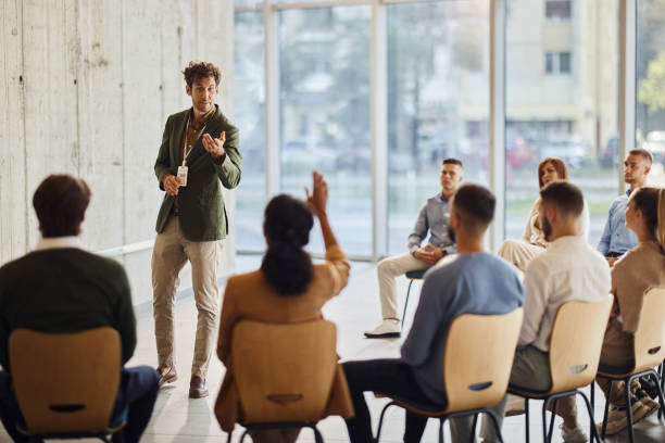 istock Yes colleague, do you have a question for me? 2184916731