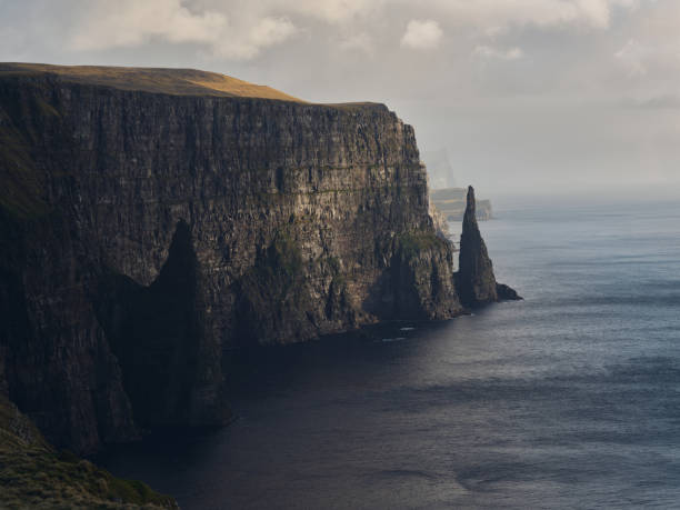 istock Extreme terrain surrounded by Atlantic ocean at Faroe Islands. 2184917341