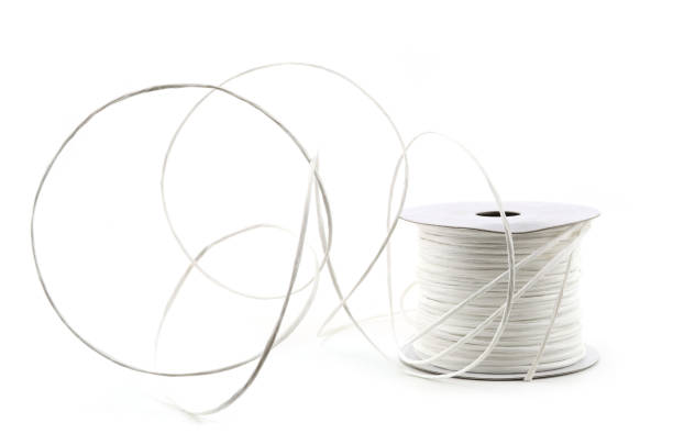 istock White paper covered craft wire isolated on white background. 2184922057