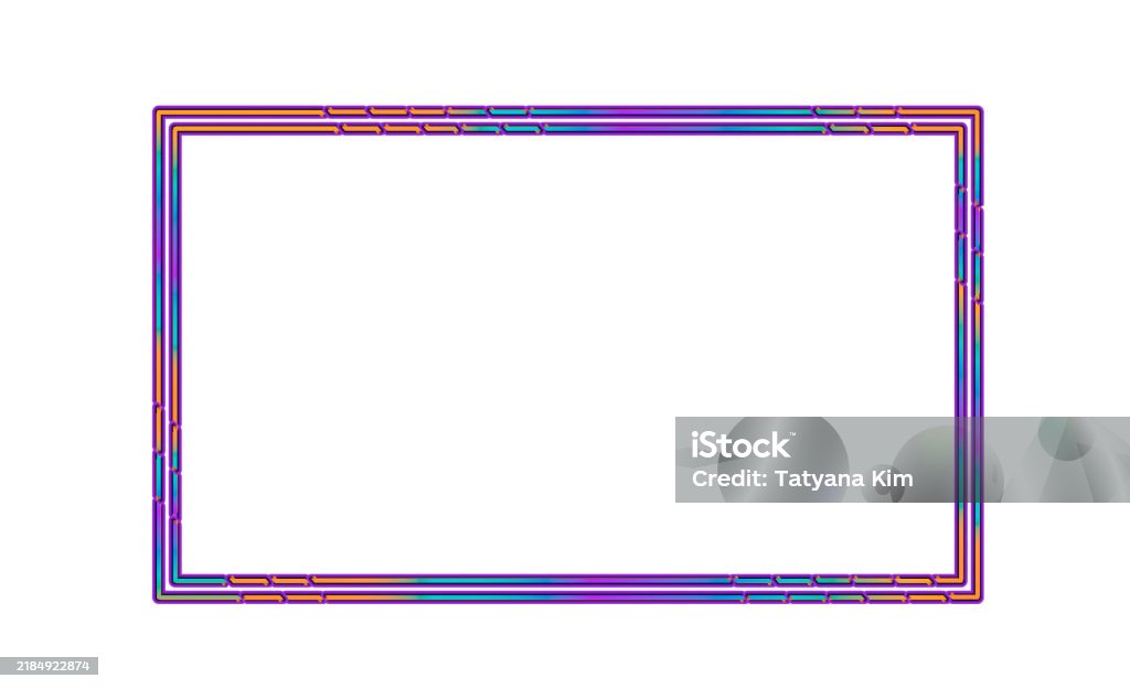 Abstract Rectangular Vector Frame Modern Design Stock Illustration ...